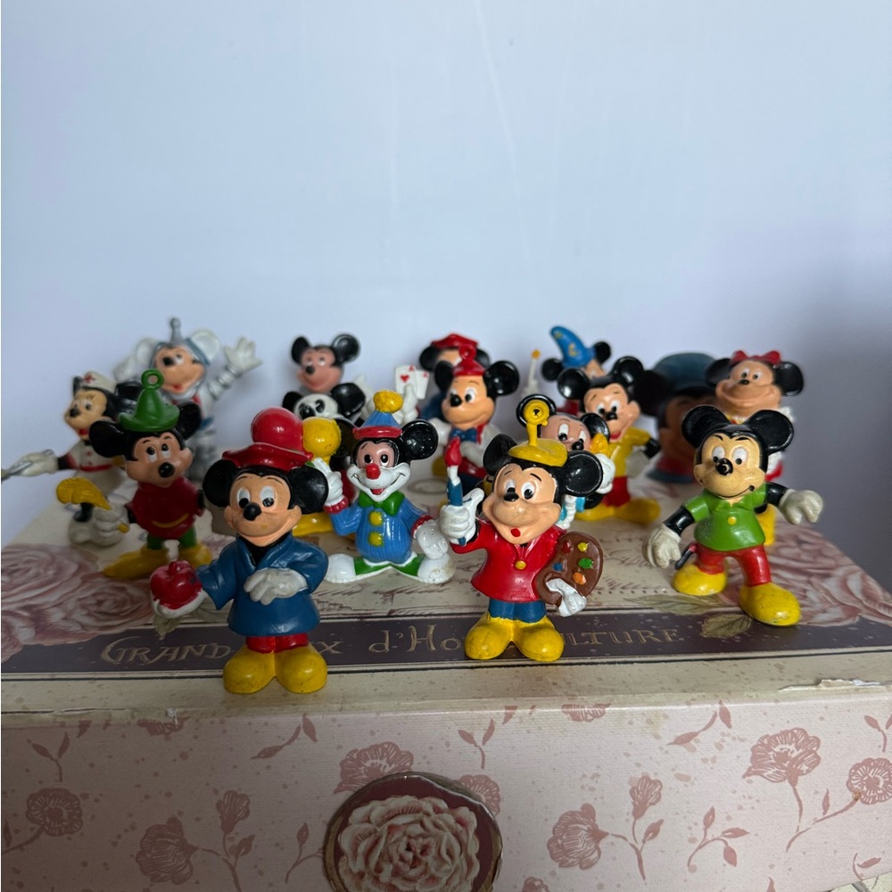 Vintage Disney Mickey Figurine Lot
